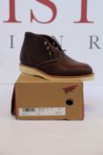 A pair of as new Red Wing Shoes Chukka (UK 8).