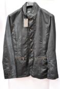 A men's as new John Varvatos jacket in black (Size 50 - RRP £1048).