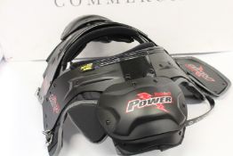 An as new Riddell Power SPK+ RB/DB Shoulder Pad (S).