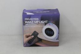 Fourteen star projector night lights with alarm clock, Signal Galaxy projector.
