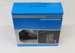 Two boxed as new Shimano XT CS-M8000 HG-X11 cassette sprockets.