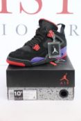 A pair of as new Nike Air Jordan 4 Retro NRG (UK 9.5).