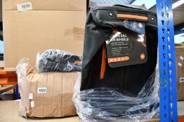 Six as new In Travel 2kg cabin bags on wheels.