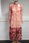 An as new Zimmermann Concert Spliced Lantern midi dress (UK 10 - RRP £530).
