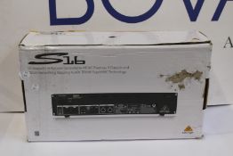 A Behringer S16 I/O box with 16 remote-controllable Midas pre-amps.