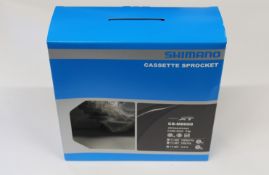 Two boxed as new Shimano XT CS-M8000 HG-X11 cassette sprockets.