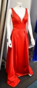 An as new Rosa Cara Cocktail red dress (UK 16).