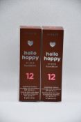Ten as new Benefit Hello Happy air stick foundations No 12 (8.5g).