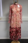 An as new Zimmermann Concert Spliced Lantern midi dress (UK 12 - RRP £530).