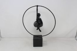 Malia - 2017 by Dominique Prins-Ciccoli Bronze Sculpture with a Granite Pedestal with Certificate of