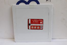 A quantity of Proxinova PVC access panels (Approximately 20, 300x300mm).