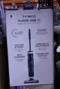 A boxed as new Tineco Floor One S3 smart cordless vacuum and washer.