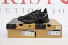 Two pairs of men's as new Salomon Supercross 3 GTX (UK 8.5, 11).