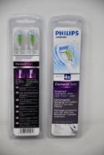 Twenty Philips Sonicare Diamond Clear standard replacement brush heads.