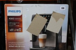 A boxed as new Philips 4300 Series Expresso machine.
