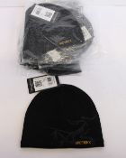 Ten as new Arc'Teyx Bird Head Toque beanies (RRP £30 each).