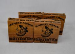 A large quantity of boxed as new Honest Amish - Original Beard & Body Soap (Approximately 100).