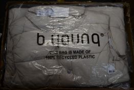 Eight as new b.young coats in birch (Assorted sizes - RRP £50 each).