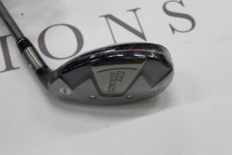 An as new Callaway Big Bertha B21 hybrid with a RCH 65 golf shaft (Right-handed).