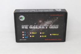 A boxed as new WE Galaxy GBB gas blowback airsoft pistol in Gold/Black.