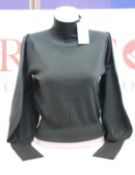 An as new Zimmermann Concert Classic merino jumper in bottle green (UK 10 - RRP £455).