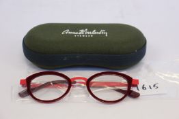 A pair of as new Anne & Valentin glasses frames.