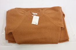 An as new Zimmermann cashmere sweater dress in camel (UK 10 - RRP £1071).