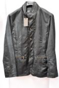 A men's as new John Varvatos jacket in black (Size 58 - RRP £1048).