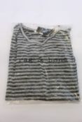 A women's as new Rag & Bone The Knit striped long sleeve top (S - RRP £150).
