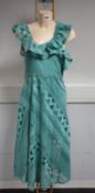 An as new Three Floor dress in green (UK 12).