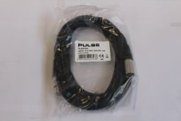A large quantity of Pulse PLS00244 3 pin XLR microphone leads, nickel, various sizes. (Approximately