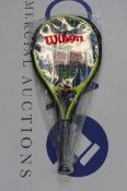 Eight as new Wilson Energy XL tennis rackets.