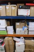 A large quantity of miscellaneous stationery/craft, office supplies and related.