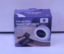 Fourteen star projector night lights with alarm clock, Signal Galaxy projector.