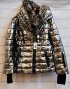 An as new Popski London twin layered coat (S).