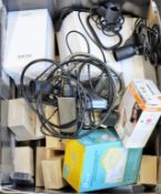 COLLECTION ONLY: A quantity of assorted new and pre-owned electrical items and accessories (All