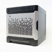 A boxed pre-owned HP ProLiant MicroServer Gen8 with Intel Xeon E31220 V2 31.0GHz CPU and 16GB RAM in