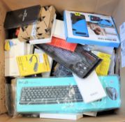 COLLECTION ONLY: A quantity of assorted new and pre-owned electrical items and accessories (All