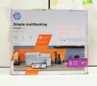 A boxed as new HP deskjet 4130e all-in-one inkjet printer in white (box opened).