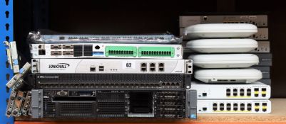 COLLECTION ONLY: A quantity of assorted pre-owned network devices and related items (All items