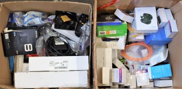COLLECTION ONLY: A quantity of assorted new and pre-owned electrical items and accessories (Two