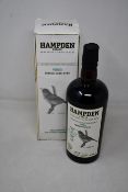 A bottle of Hampden Estate 'Vireo' Single Cask Pure Single Jamaican rum (Bottle no. 145 of 250) (