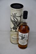 Three Talisker Single Malt Scotch whisky, Game of Thrones, limited edition (700ml) (Over 18s only).