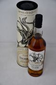Three Talisker Single Malt Scotch whisky, Game of Thrones, limited edition (700ml) (Over 18s only).