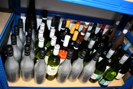A shelf containing assorted wines to include Campa Viejo, Mondesir, Sottal and Gambino (