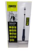 Two new Zanussi Vapourize blue/white 1300W steam mops (ZSM - Z6001 UK).