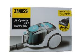 A new Zanussi Air Cyclonic pet bagless vacuum (ZAN8620PT).