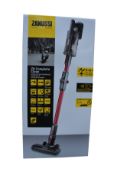 A new Zanussi Red Z8 Complete Clean cordless rechargeable 400W, 0.05L foldable vacuum cleaner (