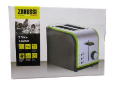 Six new Zanussi Green 2 slice Toasters (ZST - 6579).