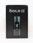 A boxed as new Arizer Solo 2 Vaporizer in Carbon Black (Box opened) (Over 18's only).